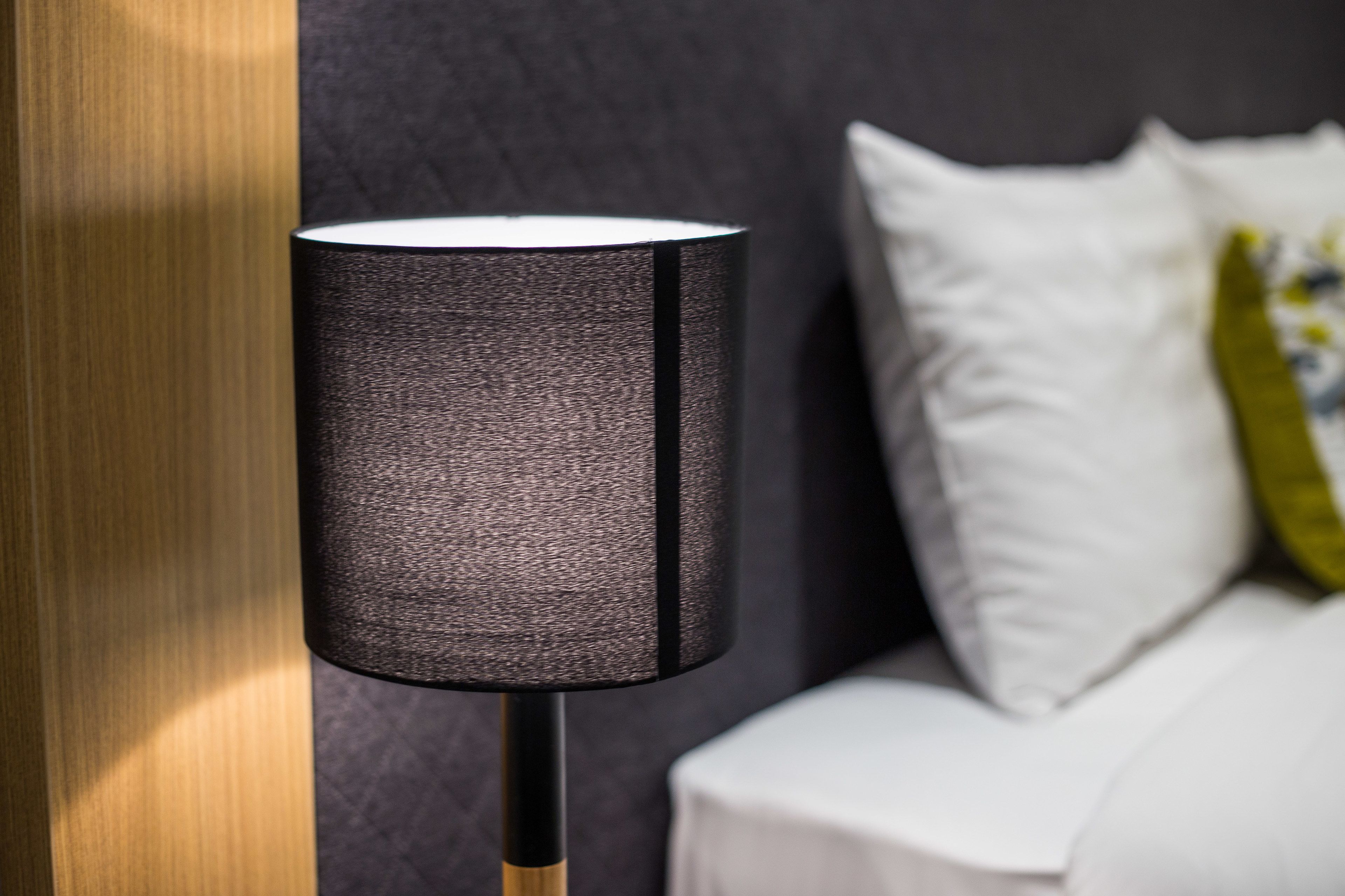 premium bedding, down duvets, pillow-top beds, desk