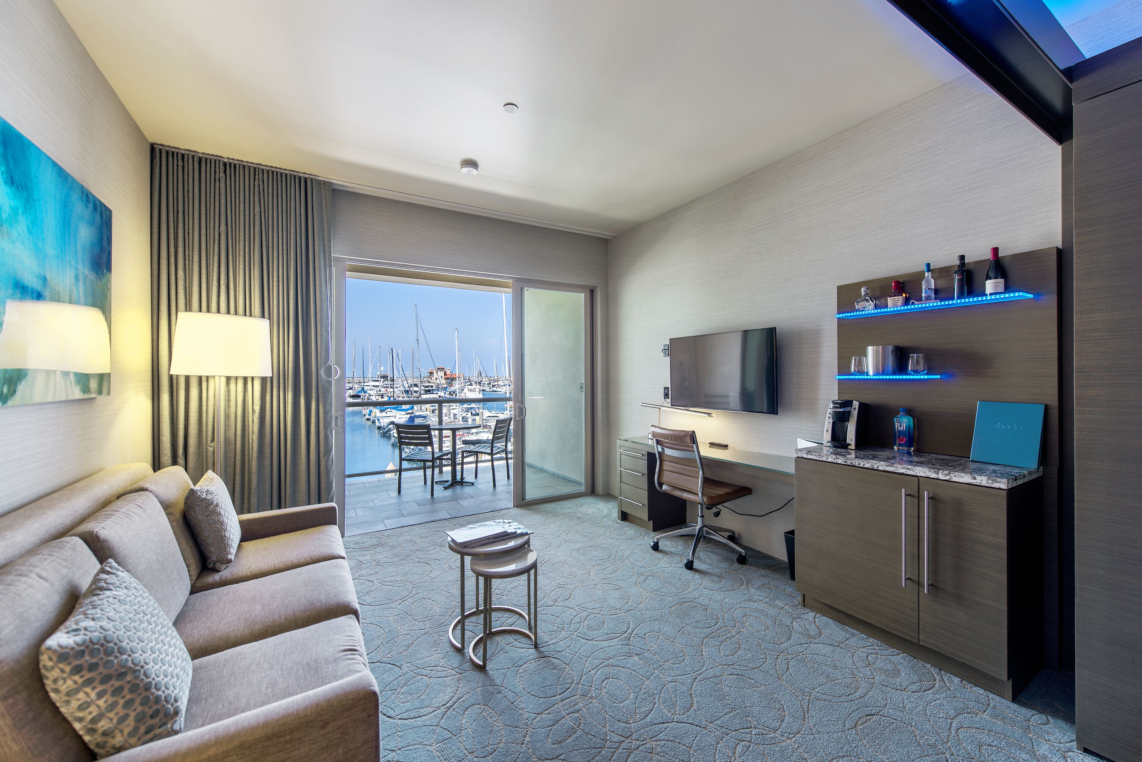 deluxe room, 1 king bed with sofa bed, ocean view | 1 bedroom, premium bedding, down duvets, tempur-pedic beds