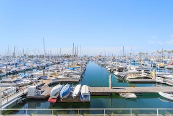 Hotel room view looking out at Shade Hotel Redondo Beach