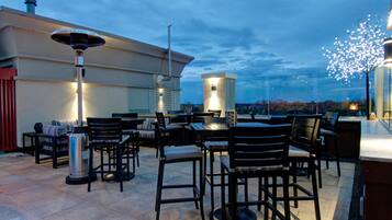 Blick von der Unterkunft