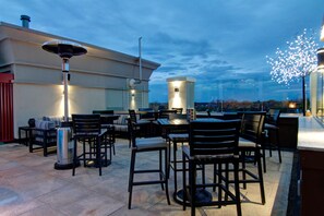 Blick von der Unterkunft