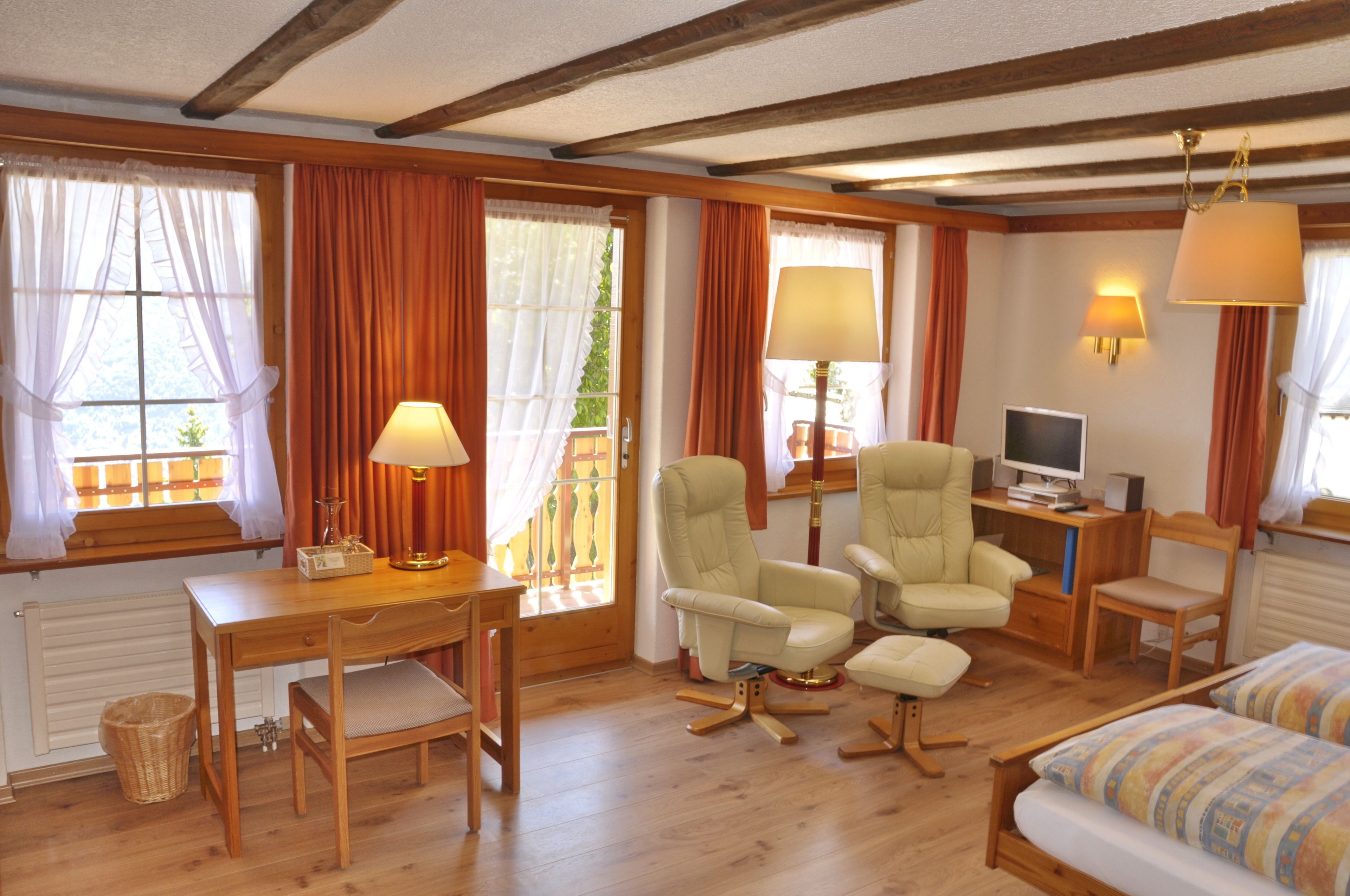 Deluxe-Doppelzimmer, Balkon, Bergblick