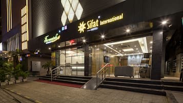 Front of property - evening/night
