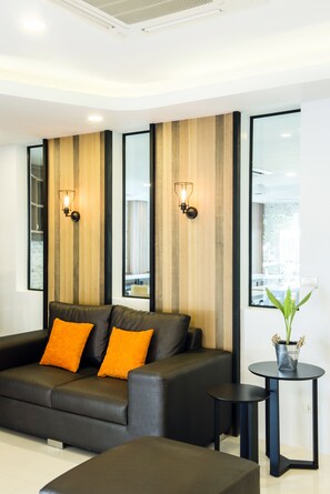 Sala de estar en el lobby