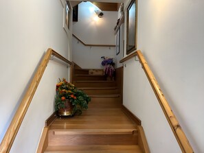 Escaleras con baranda