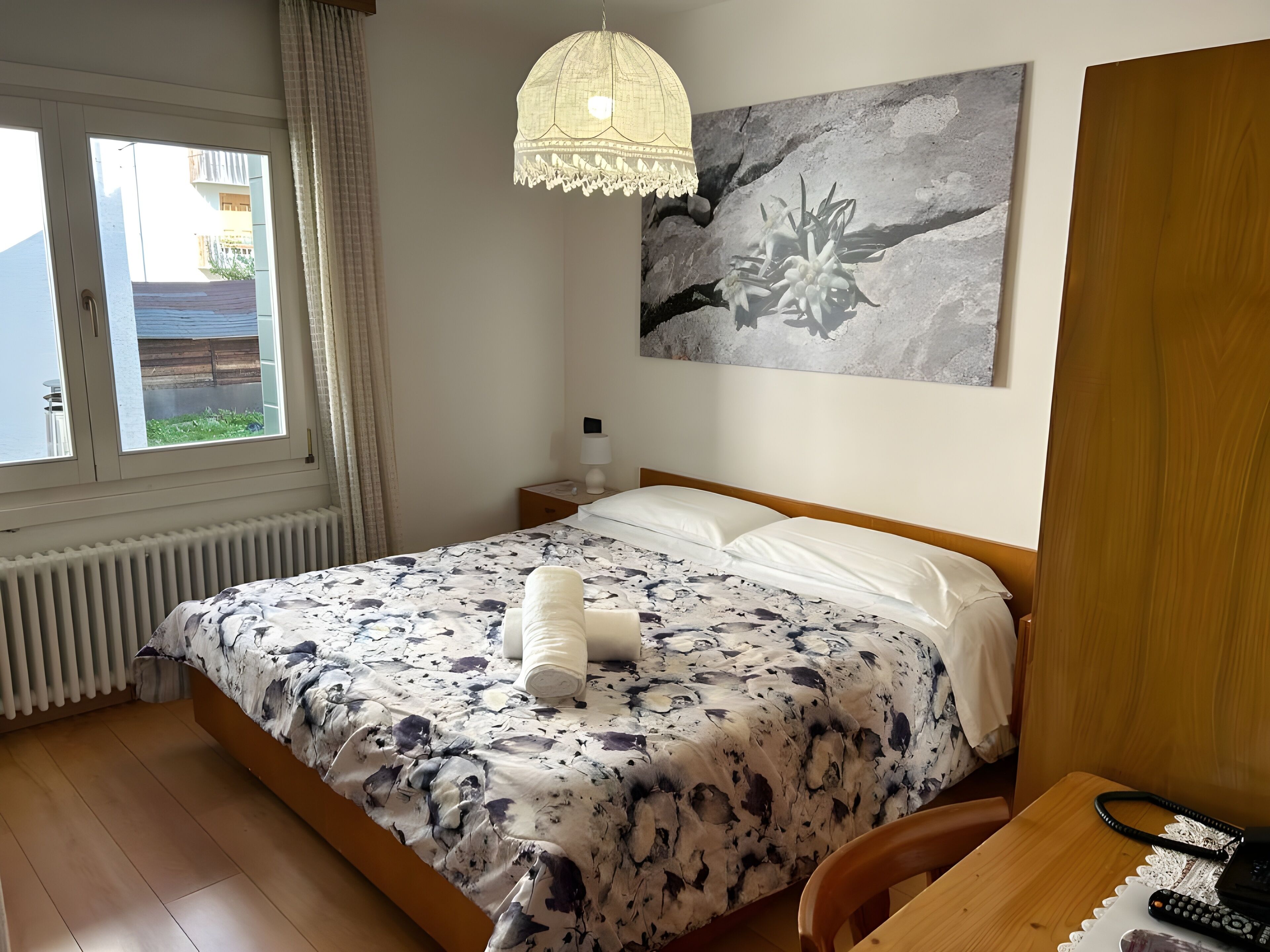 desk, blackout curtains, cots/infant beds, free wifi