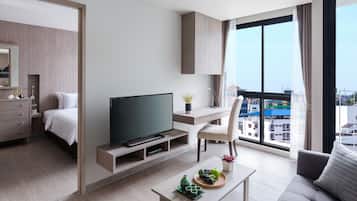 Apartamento, balcón | 1 dormitorio, minibar, caja fuerte y escritorio