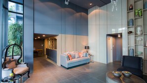 Sitteområde i lobbyen