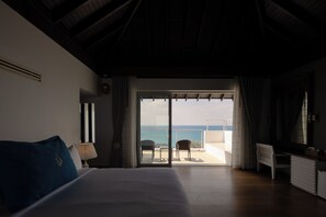 Vista a la playa o el mar