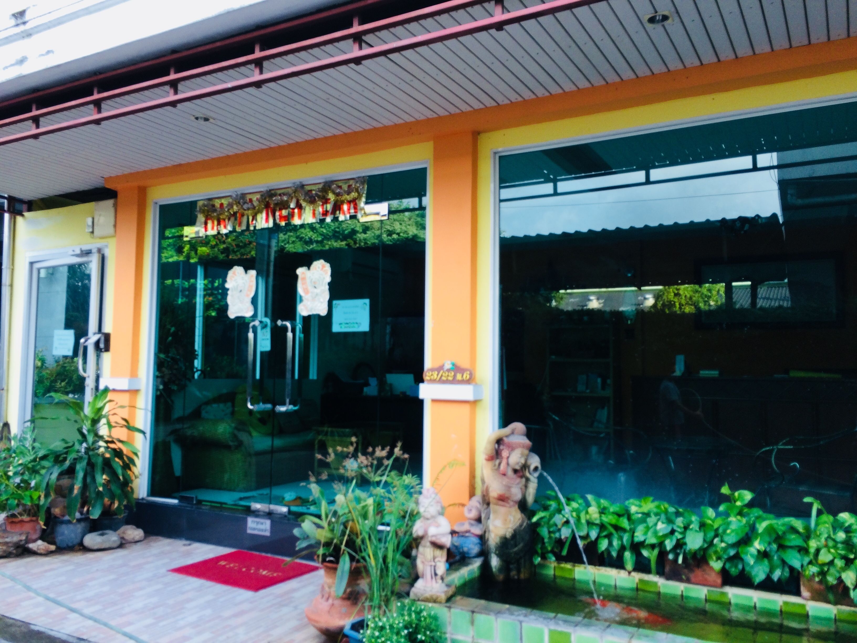 Interior entrance
