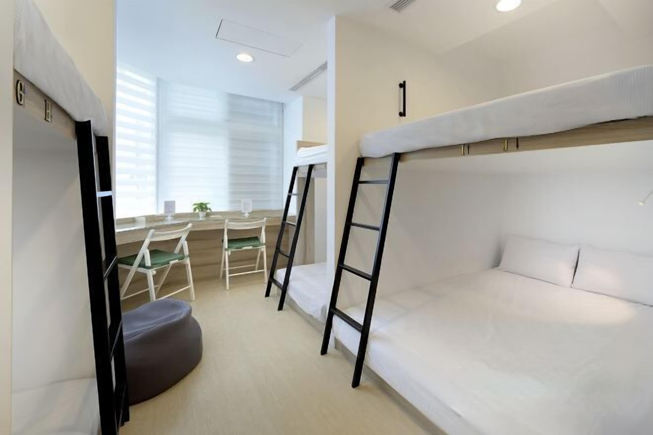 Premium bedding, desk, soundproofing, WiFi