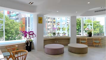 Sala de estar en el lobby