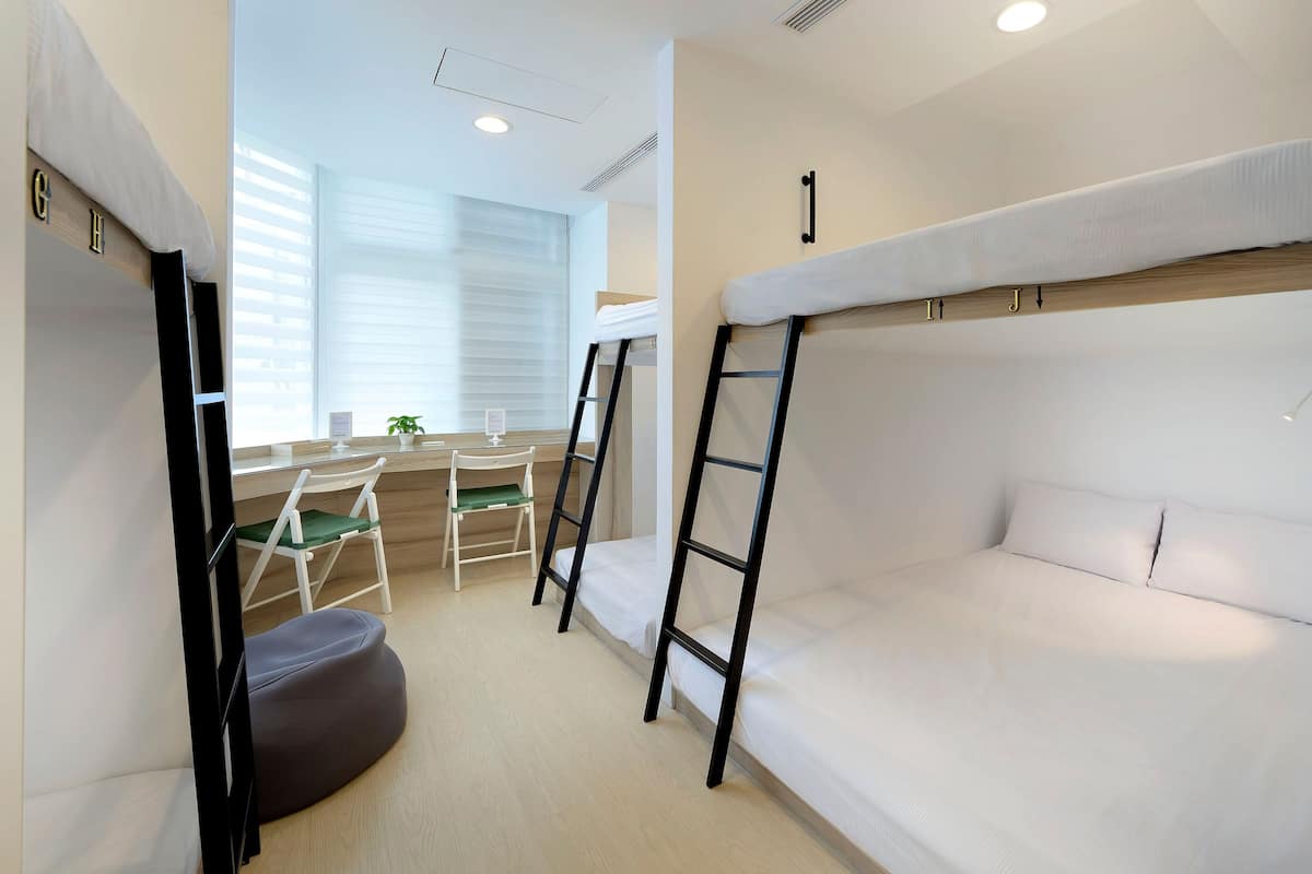 Premium bedding, desk, soundproofing, WiFi