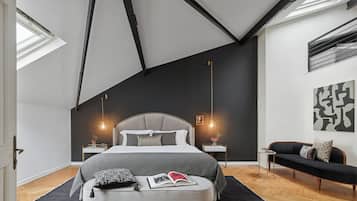 Duplex Connection Family Room | 1 chambre, literie de qualité supérieure, couette en duvet d'oie