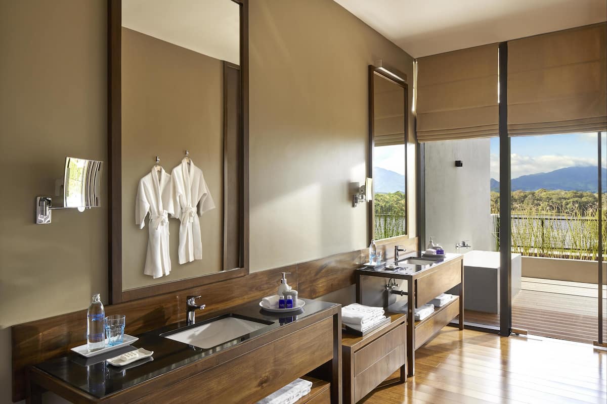 suite | bathroom | shower, rainfall showerhead, free toiletries, hair dryer