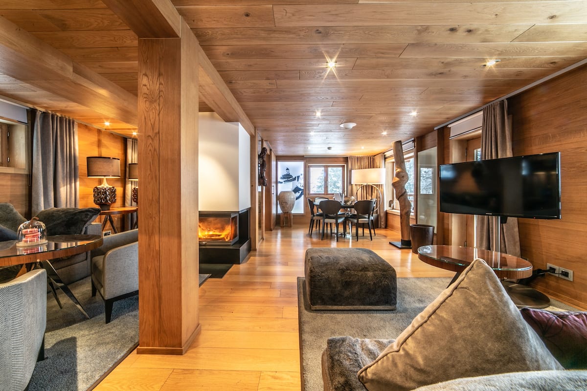 Chalet (Independent) | 1 bilik tidur, peralatan tempat tidur premium, bar mini