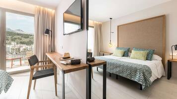 Minibar, in-room safe, desk, blackout curtains