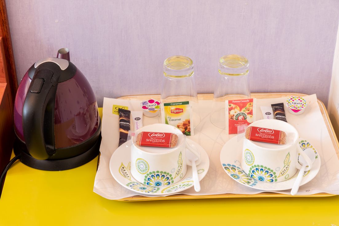 comfort double room, bathtub, garden view | room amenity