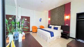 1 غرفة نوم وميني بار ومكتب ومساحة عمل للكمبيوتر المحمول