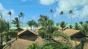 Familienstudio, eingeschrÀnkter Meerblick | Individuell eingerichtet, Schreibtisch, laptopgeeigneter Arbeitsplatz