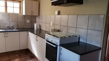 Family Cottage, 3 Bedrooms (Self Catering Cottage for 6 pers) | Private kitchen | Mini-fridge, microwave, cookware/dishes/utensils, freezer
