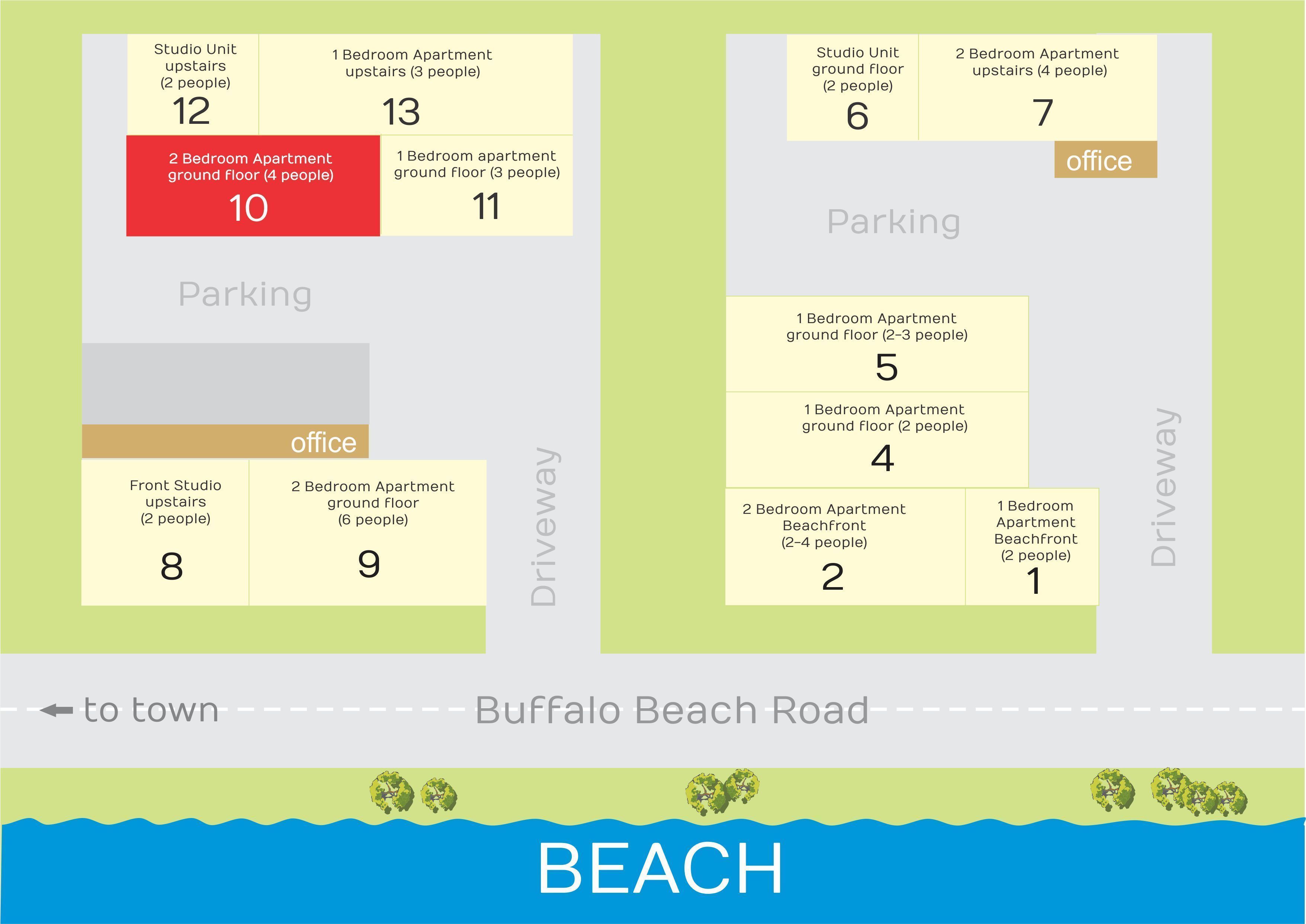 no. 10 - compact two bedroom ground floor apartment | 1 bedroom, premium bedding, individually decorated