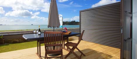 Studio (Supreme Beachfront Apartment) | Terrasse/Patio