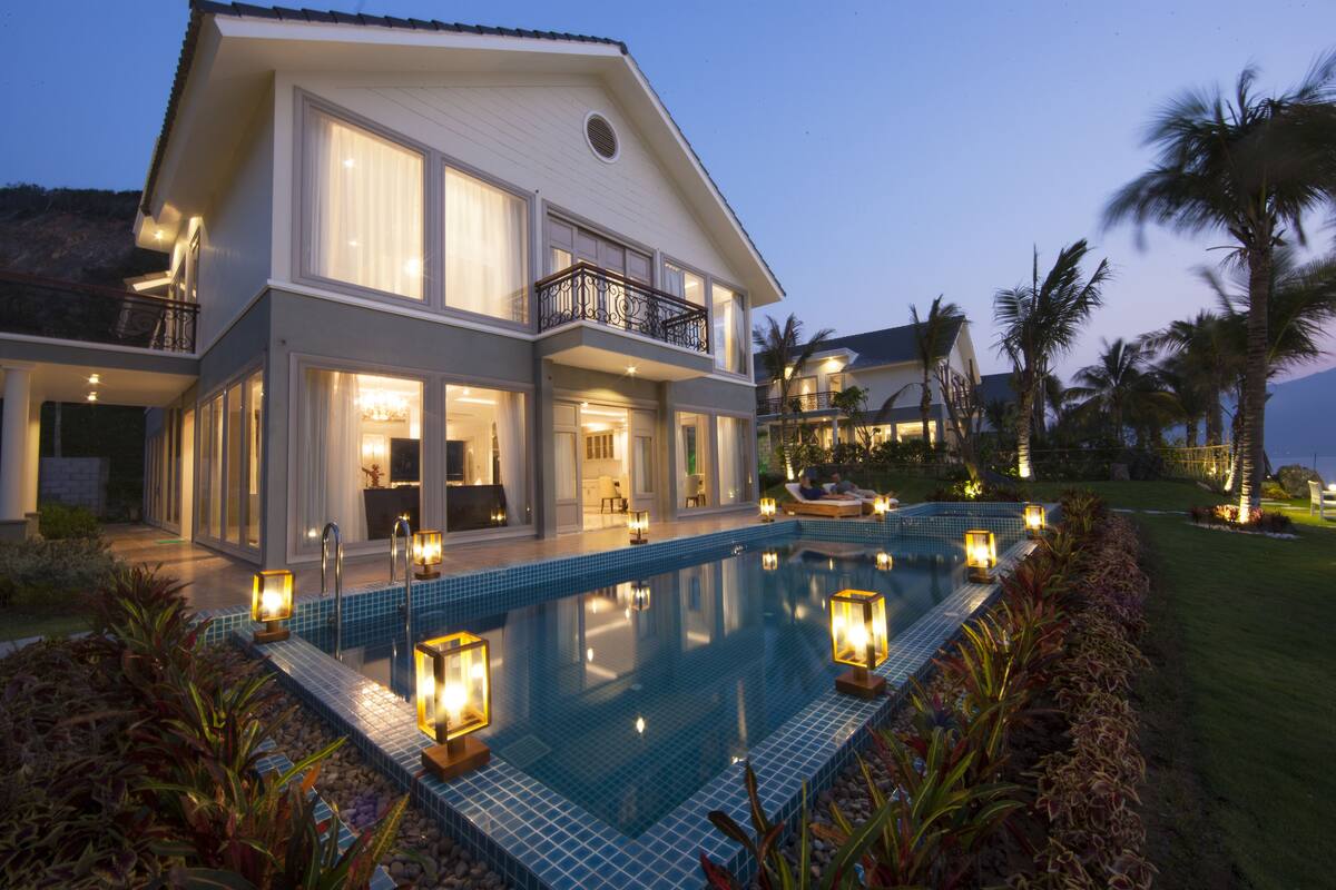 Four-Bedroom Villa with Private Pool | Minibar, in-room safe, desk, rollaway beds (surcharge)