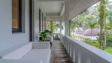 Estudio Premier, 1 cama King size, para no fumadores, torre | Terraza o patio