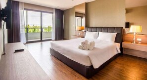 Suite presidencial | Escritorio, cortinas opacas, wifi gratis