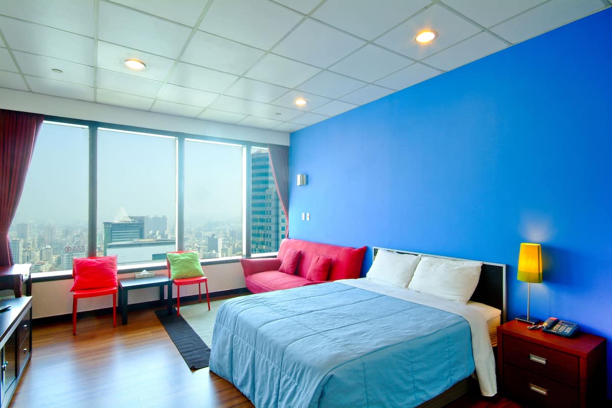Chambre Double Panoramique, vue ville | Minibar, bureau, rideaux occultants, Wi-Fi gratuit