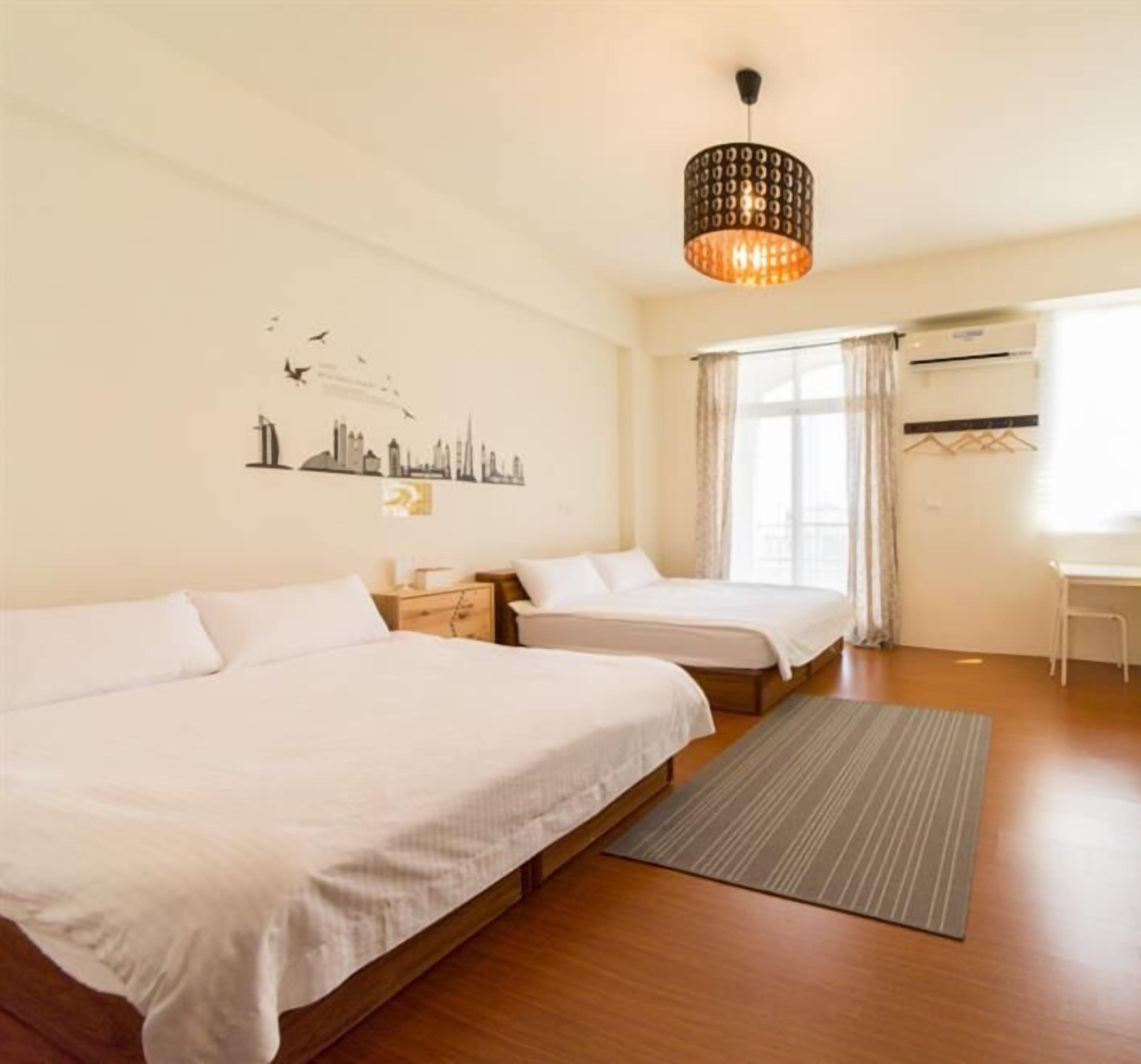 Blackout curtains, rollaway beds, free WiFi