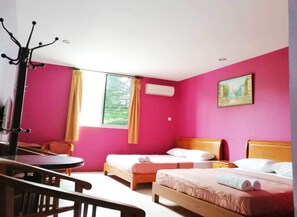 Family Room | Desk, soundproofing, iron/ironing board, rollaway beds - John's Place (Kuching)