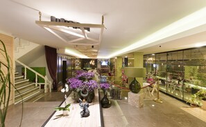 Interior entrance