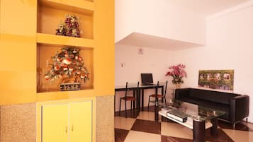 Zona de estar del vestíbulo