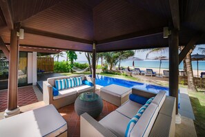 Vila, 2 quartos, de frente para a praia | Vista do quarto