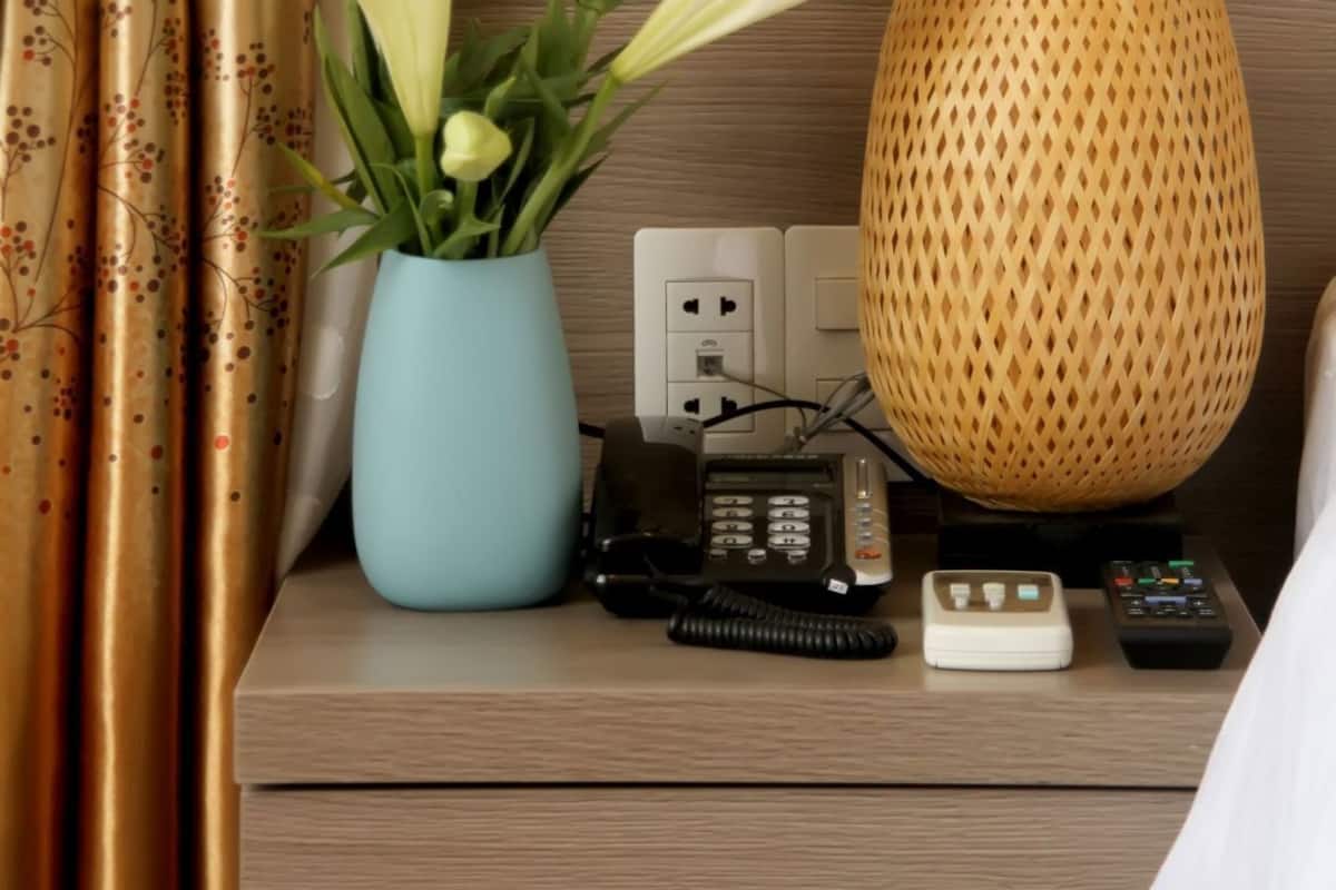 Premium bedding, minibar, desk, laptop workspace