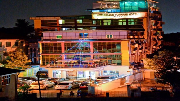 Front of property - evening/night - New Golden Forward Hotel (Yangon)