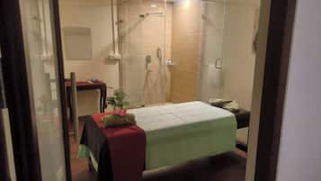 Body treatments, aromatherapy, deep-tissue massages, Swedish massages