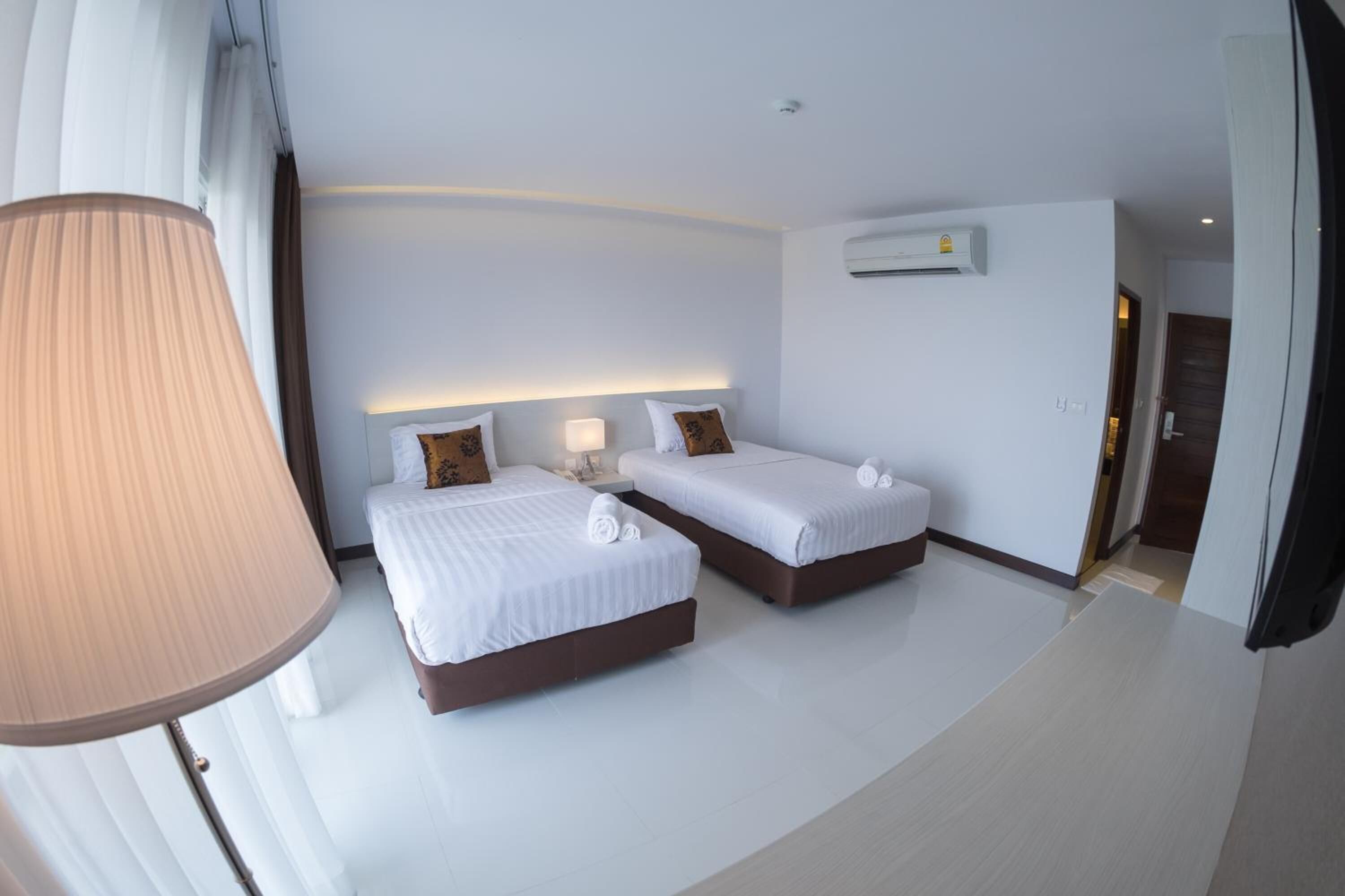 minibar, desk, blackout curtains, free wifi