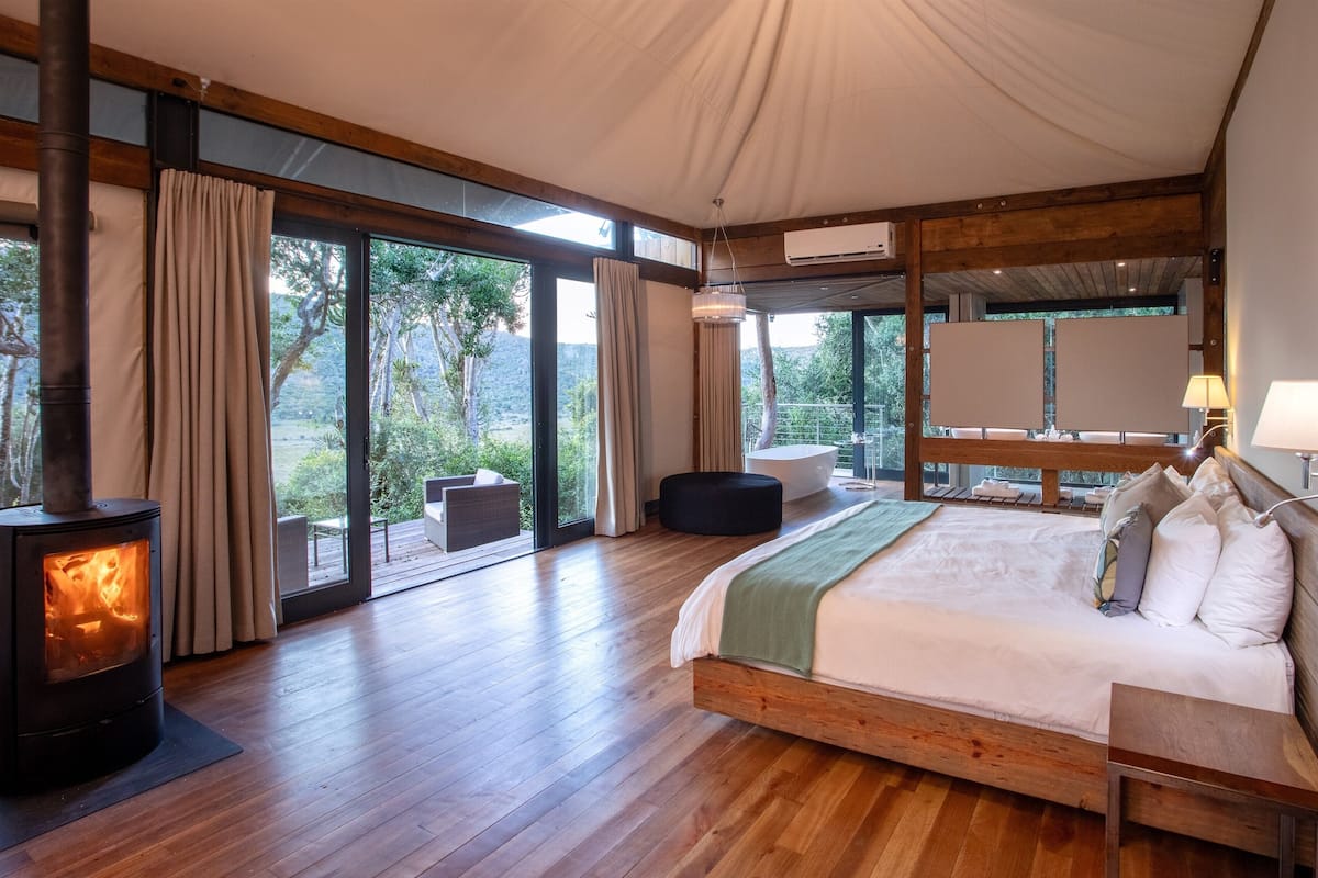 Luxury Tent, River View | 1 bedroom, premium bedding, free minibar, in-room safe