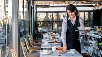 Petit déjeuner continental compris tous les jours