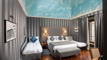 Quadruple Room (Prestige) | Premium bedding, minibar, in-room safe, desk