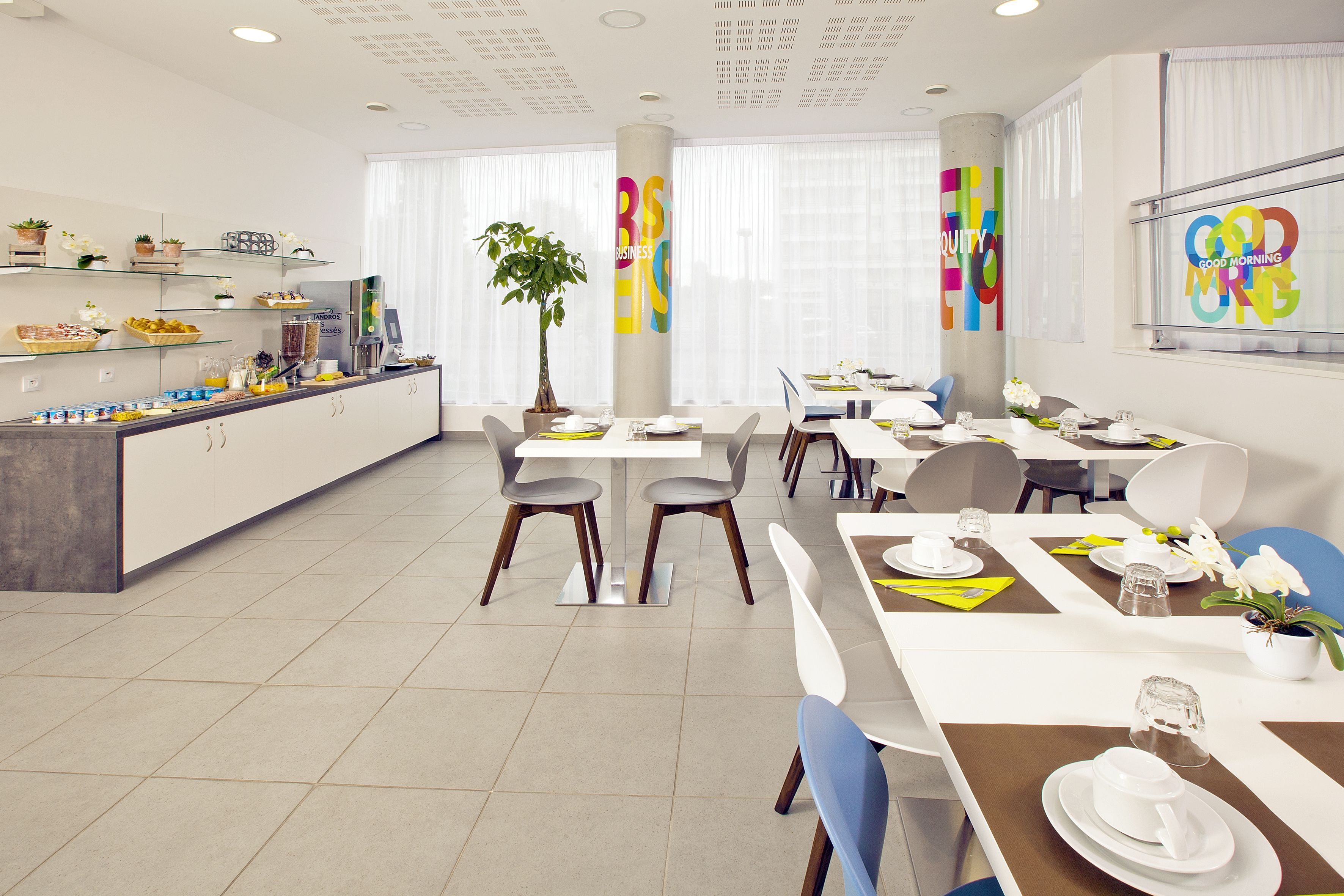 Daily buffet breakfast (EUR 12 per person)