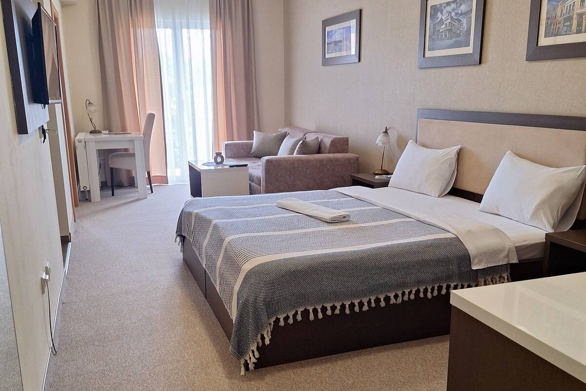Minibar, in-room safe, desk, free rollaway beds