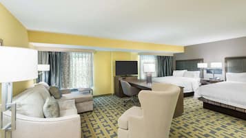 In-room safe, free WiFi, bed sheets, alarm clocks