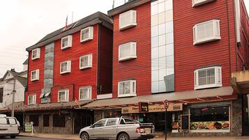 Majoituspaikan julkisivu