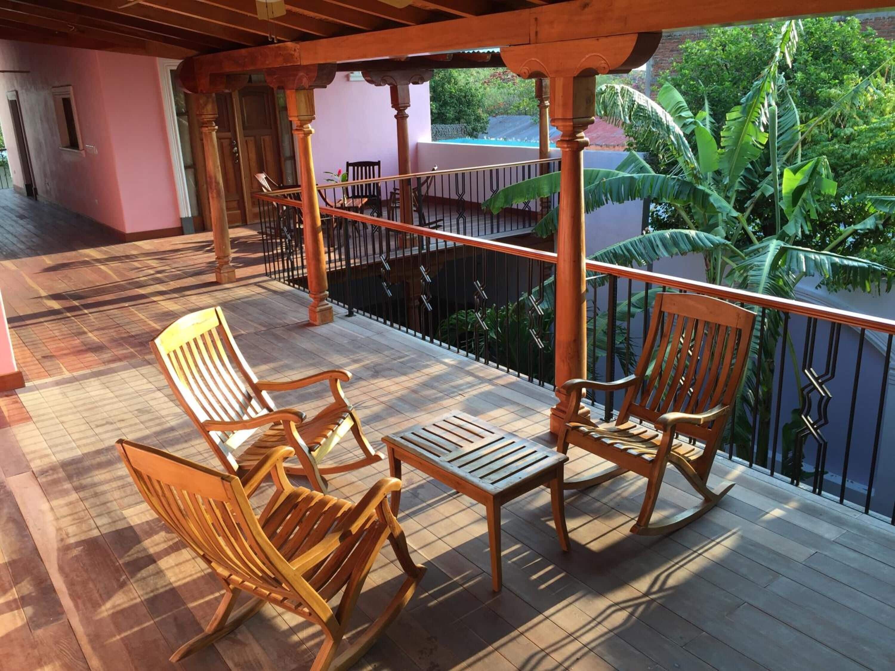 deluxe quadruple room, 2 queen beds, private bathroom | balcony