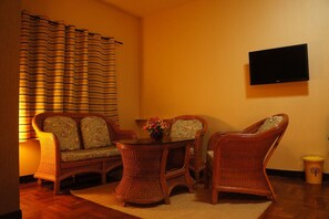 Family Room, 2 Bedrooms, Garden Area | Living area | Flat-screen TV - Sleepy Oho (Chiang Mai)