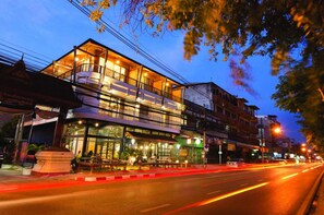 Front of property - evening/night